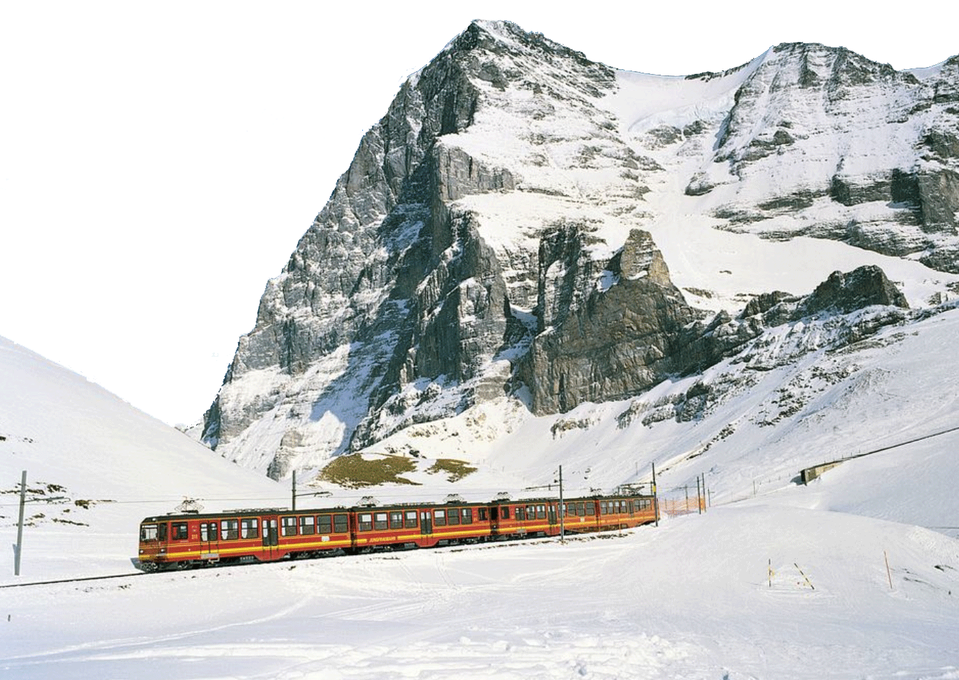 Jungfrau railway below the Eiger